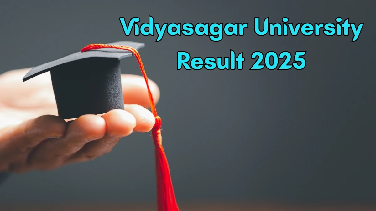 Vidyasagar University Result 2025 Out at vidyasagar.ac.in Direct Link to Download 4th Semester Result