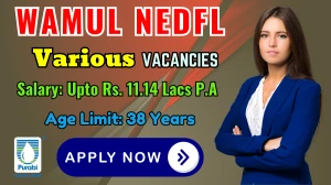 WAMUL NEDFL Recruitment 2025 - Apply Online for 25 Assistant, Manager and More Posts WAMUL NEDFL Recruitment 2025 - Apply Online for 25 Assistant, Manager and More Posts
