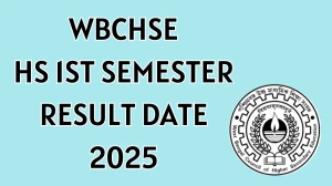 WBCHSE HS 1st Semester Result Date 2025 Declared on October 31 at wbchse.wb.gov.in