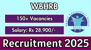 WBHRB Medical Technologist Recruitment 2025 - Apply Online for 196 Posts