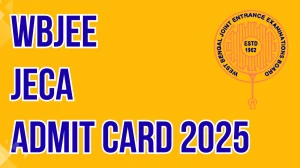 WBJEE JECA Admit Card 2025 Out Download Online @ wbjeeb.nic.in/jeca Check WBJEE JECA Exam Date