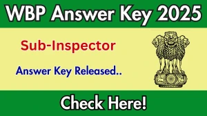 WBP SI Prelims Answer Key 2025 Released – Download at wbpolice.gov.in WBP SI Prelims Answer Key 2025 Released – Download at wbpolice.gov.in