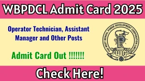 WBPDCL Admit Card 2025 Released – Download Hall Ticket for Operator Technician, Assistant Manager and Other Posts at wbpdcl.co.in WBPDCL Admit Card 2025 Released – Download Hall Ticket for Operator Technician, Assistant Manager and Other Posts at wbpdcl.co.in