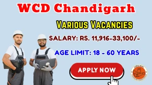 Chandigarh Anganwadi Recruitment 2025 - Apply Offline for 10 Superintendent, Office Assistant and More Posts Chandigarh Anganwadi Recruitment 2025 - Apply Offline for 10 Superintendent, Office Assistant and More Posts