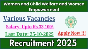 Women and Child Welfare and Women Empowerment Recruitment 2025 - Apply Offline for Cook, Educator and More posts Women and Child Welfare and Women Empowerment Recruitment 2025 - Apply Offline for Cook, Educator and More posts