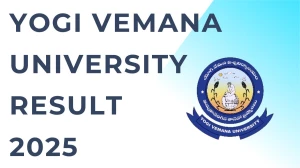 Yogi Vemana University Result 2025 Declared at yvuexams.in Direct Link to Download 2nd and 4th Semester Result