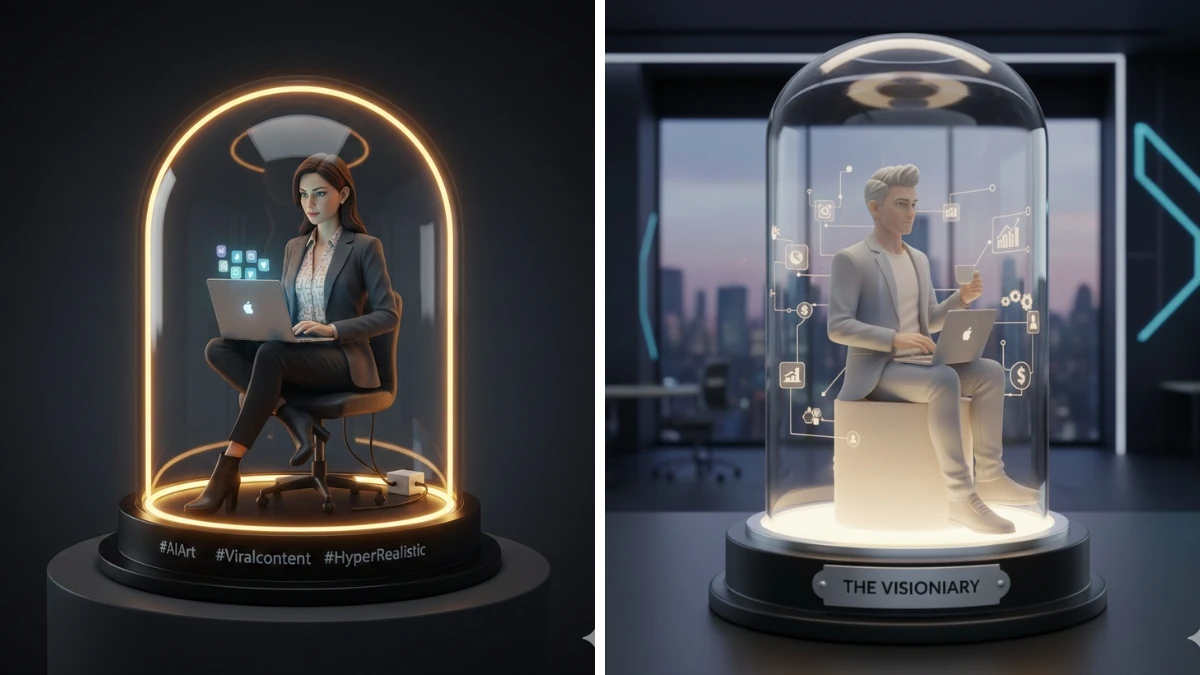 10 ChatGPT Photo Editing Prompts to Create Hyper-Realistic 3D Figurines Inside Glass Capsules for Viral AI Images