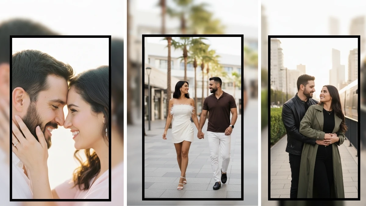 10 Couple Romantic Pre-Wedding Shoot Prompts for Gemini AI to Create Hyper-Realistic Cinematic Portraits in 8K