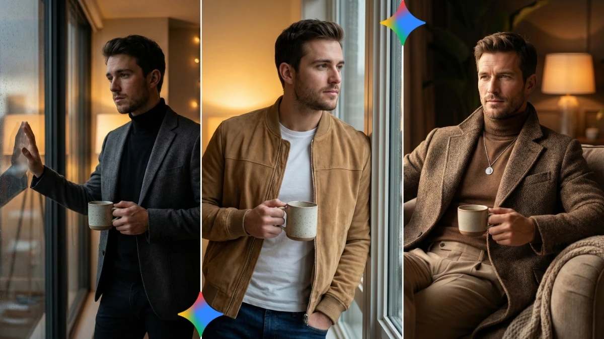 10 Google Gemini AI Photo Editing Prompts for Boys to Create Realistic Indoor Cinematic Lifestyle Portraits