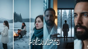 10 Qwen AI Photo Editing Prompts for Boys to Create Stunning Cinematic Winter La...