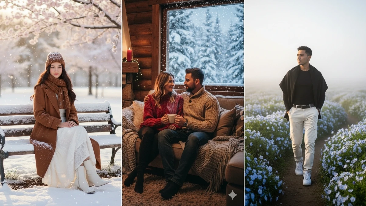 10 Winter Gemini AI Photo Editing Prompts to Create DSLR‑Quality Winter Portraits