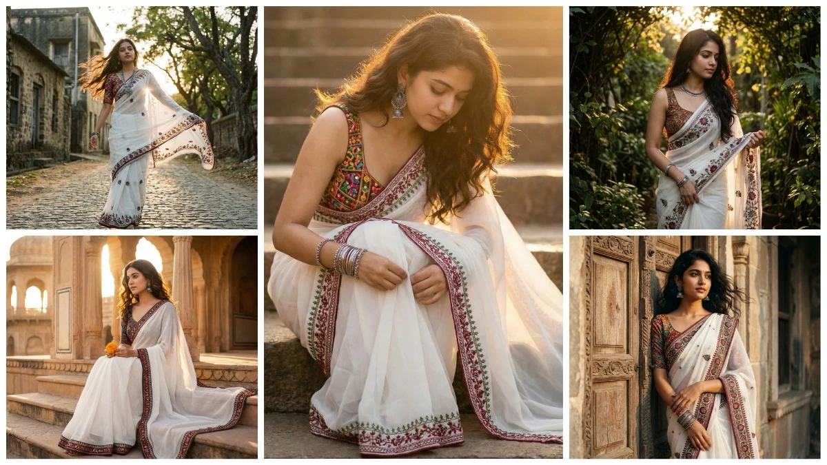 12 Google Gemini AI Photo Editing Prompts Girls Are Using to Make Their Saree Photos Look Stunning and Go Viral