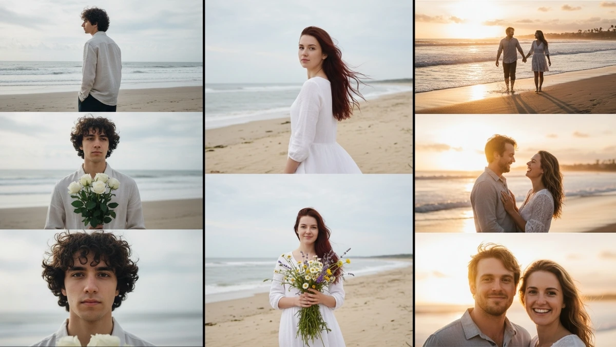 15 Viral Aesthetic Beach Gemini AI Photo Editing Prompts for Boys, Girls, and Couples