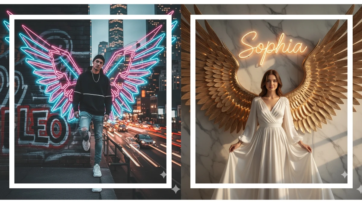 5 Gemini AI Photo Editing Prompts to Instantly Create Trendy 3D Wings Name Images for Eye-Catching Instagram Profiles