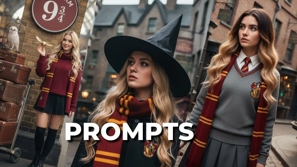 5 Viral Gemini AI Photo Editing Prompts for Girls to Create Magical Harry Potter–Style 8K Portraits Everyone’s Talking About