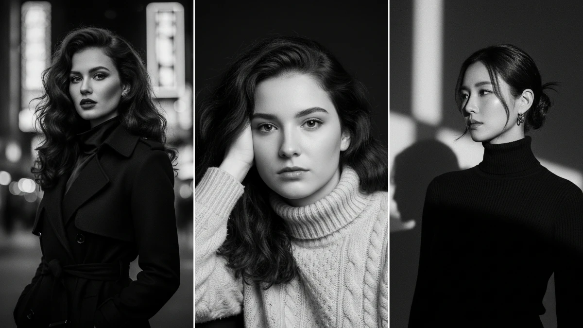 6 Trending Gemini AI Photo Editing Prompts for Girls to Turn Any Photos Into Timeless Black & White Masterpieces