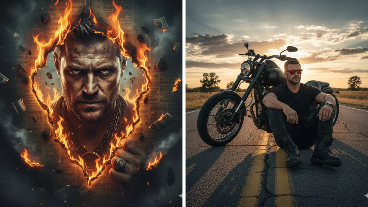 7 Hunyuan Image 3.0 AI Photo Editing Prompts for Boys to Create Dramatic Ultra-Realistic Newspaper Burning 16K Portraits