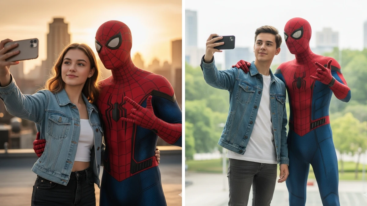 7 Seedream 4.0 AI Photo Editing Prompts to Create Ultra-Realistic Selfies with Spider-Man in Cinematic Style