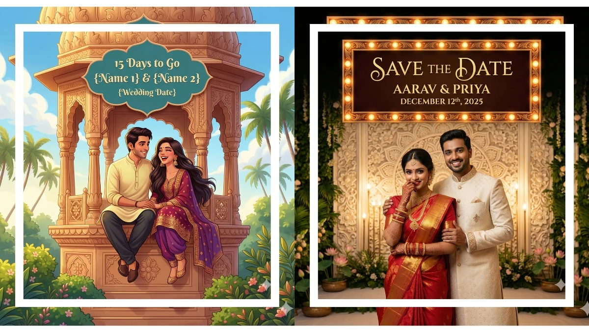 8 Free Gemini AI Wedding Card Photo Editing Prompts for Stunning, Professional-Quality Designs