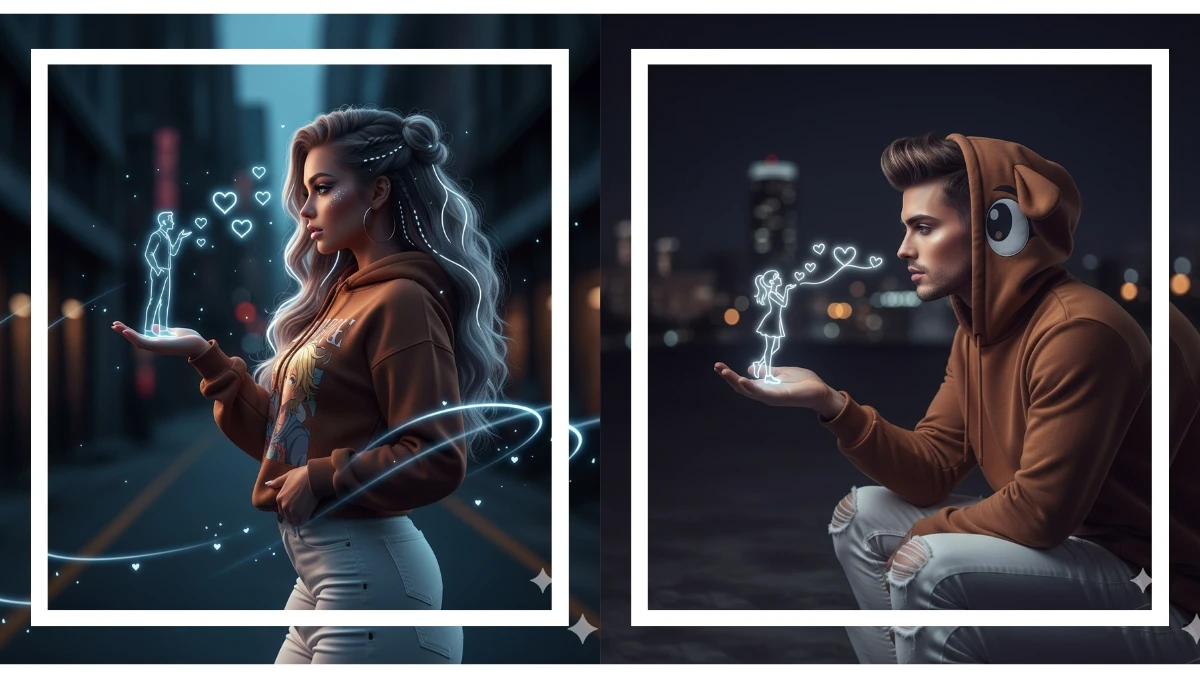 8 Gemini AI Photo Editing Prompts to Create Ultra-Realistic Fantasy Portraits with Neon Miniature Effects
