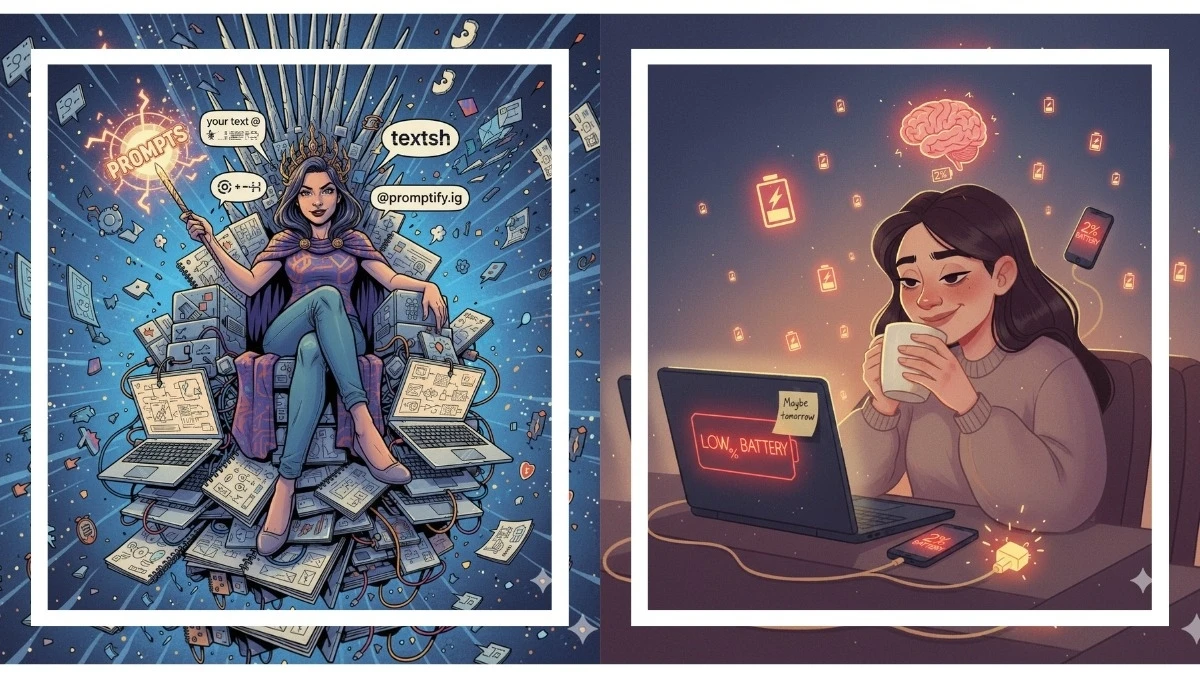 8 Google Gemini AI Illustration Photo Editing Prompts to Create Hilarious Relatable Comic-Style Portraits Full of Chaos & Everyday Humor