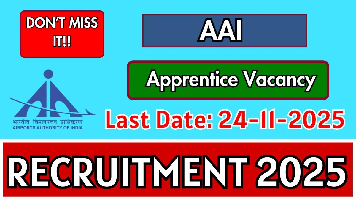 AAI Recruitment 2025 - Apply Online for 20 Graduate and Diploma Apprentices Posts