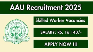 AAU Skilled Worker Recruitment 2025 – Walk in for 01 Posts AAU Skilled Worker Recruitment 2025 – Walk in for 01 Posts