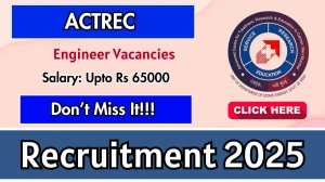 ACTREC Engineer Recruitment 2025 – Walk in