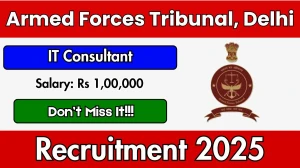 AFT Delhi Consultant Recruitment 2025 - Apply Offline