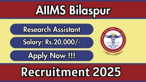 AIIMS Bilaspur Research Assistant Recruitment 2025 - Apply Online