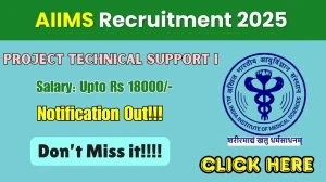AIIMS Delhi Project Technical Support I Recruitment 2025 - Apply Offline for 01 Posts