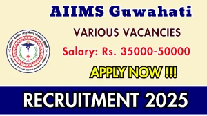 AIIMS Guwahati Recruitment 2025 – Apply Offline for 03 Research Assistant, Field Investigator Posts AIIMS Guwahati Recruitment 2025 – Apply Offline for 03 Research Assistant, Field Investigator Posts