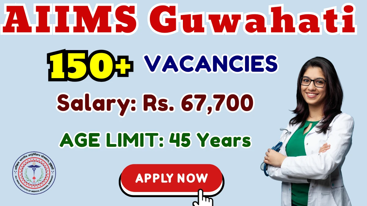 AIIMS Guwahati Senior Residents Recruitment 2025 - Apply Online for 177 Posts