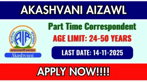 Akashvani Aizawl Part Time Correspondent Recruitment 2025 - Apply Offline Akashvani Aizawl Part Time Correspondent Recruitment 2025 - Apply Offline