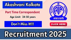 Akashvani Kolkata Part Time Correspondent Recruitment 2025 - Apply Offline for 10 Posts