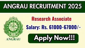 ANGRAU Research Associate Recruitment 2025 – Walk in for 01 Posts ANGRAU Research Associate Recruitment 2025 – Walk in for 01 Posts