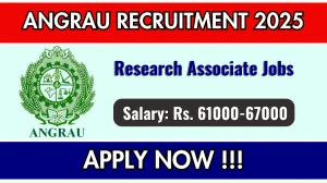ANGRAU Research Associate Recruitment 2025 – Walk in for 01 Posts ANGRAU Research Associate Recruitment 2025 – Walk in for 01 Posts