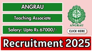 ANGRAU Teaching Associate Recruitment 2025 – Walk in ANGRAU Teaching Associate Recruitment 2025 – Walk in