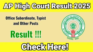 AP High Court Result 2025 – Office Subordinate, Typist and Other Posts PDF at aphc.gov.in AP High Court Result 2025 – Office Subordinate, Typist and Other Posts PDF at aphc.gov.in
