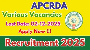 APCRDA Recruitment 2025 Apply Online for 17 Deputy Collectors, Tahsildar and More Posts