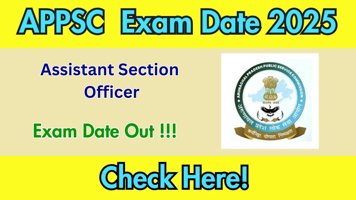 APPSC ASO Exam Date 2025 Announced at appsc.gov.in Exam details here