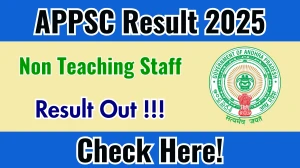 APPSC Non Teaching Staff Result 2025 OUT (Direct Link) - Download Scorecard @psc.ap.gov.in