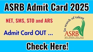 ASRB NET Admit Card 2025 OUT Download Hall Ticket at asrb.org.in ASRB NET Admit Card 2025 OUT Download Hall Ticket at asrb.org.in