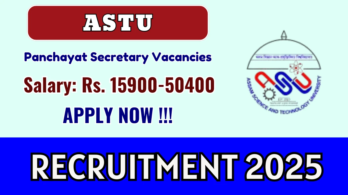 ASTU Teaching Recruitment 2025 - Apply Offline