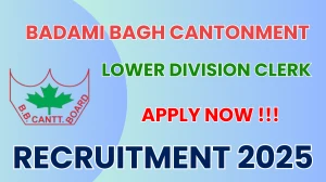 Badami Bagh Cantonment Lower Division Clerk Recruitment 2025 - Apply Offline Badami Bagh Cantonment Lower Division Clerk Recruitment 2025 - Apply Offline