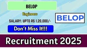 BELOP Engineers Recruitment 2025 - Apply Offline for 08 Posts