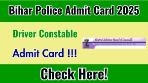 Bihar Police Driver Constable Admit Card 2025 - Download Here Bihar Police Driver Constable Admit Card 2025 - Download Here