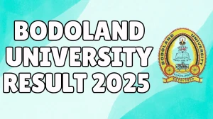 Bodoland University Result 2025 Released at buniv.edu.in Direct Link to Download PG 1st, 4th Semester Result
