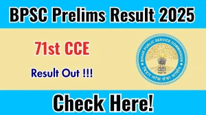 BPSC 71st CCE Prelims Result 2025 Declared: Download at bpsc.bihar.gov.in BPSC 71st CCE Prelims Result 2025 Declared: Download at bpsc.bihar.gov.in