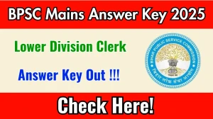 BPSC LDC Mains Final Answer Key 2025 Released – Download PDF at bpsc.bihar.gov.in BPSC LDC Mains Final Answer Key 2025 Released – Download PDF at bpsc.bihar.gov.in